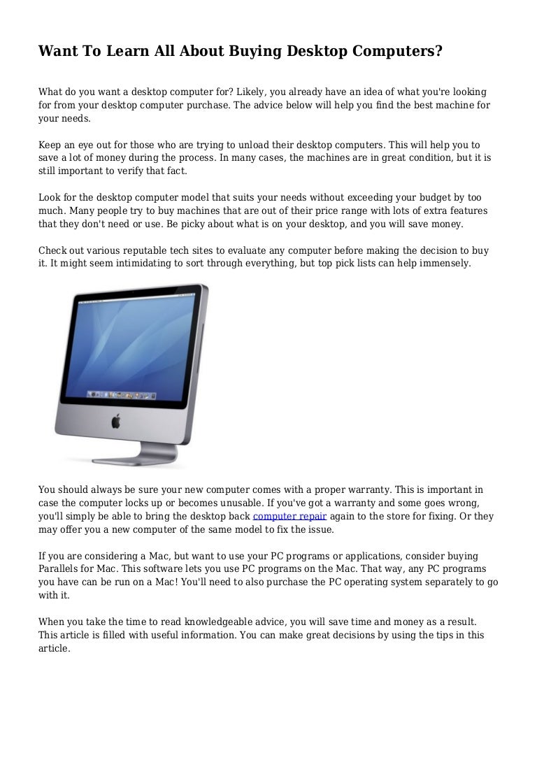 How to Save Money When Buying Computers recommendations How to Save Money When Buying Computers forecasting